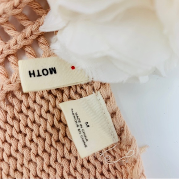 SOLD Anthro Moth Madeira Eyelet Back pull - Picture 8 of 8